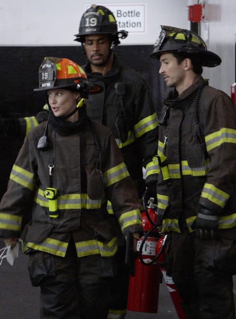 Maya, Travis, and Sullivan - Station 19 Season 4 Episode 11