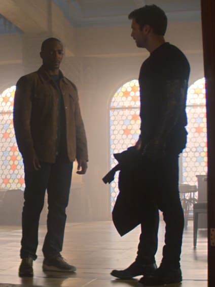 Sam and Bucky - The Falcon and The Winter Soldier Season 1 Episode 4