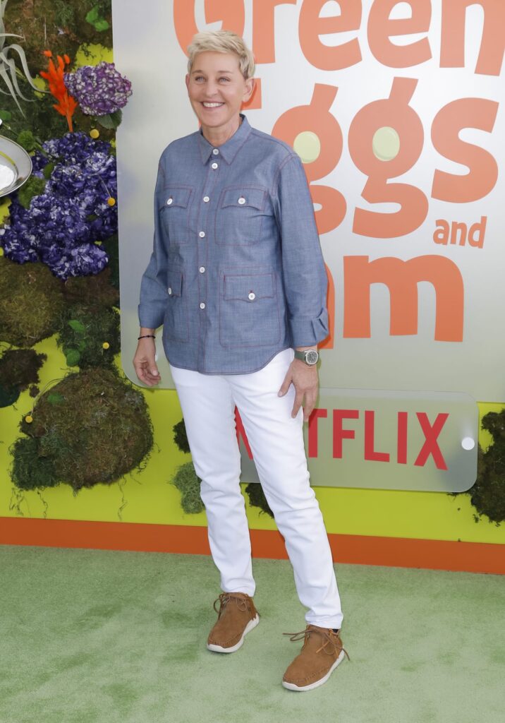 Ellen Attends Netflix Premiere