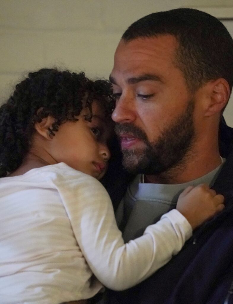 Jackson Holds Harriet - Grey's Anatomy Season 17 Episode 14