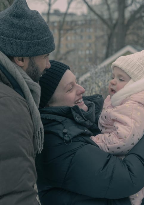 Luke, June, and Nichole - The Handmaid's Tale Season 4 Episode 7