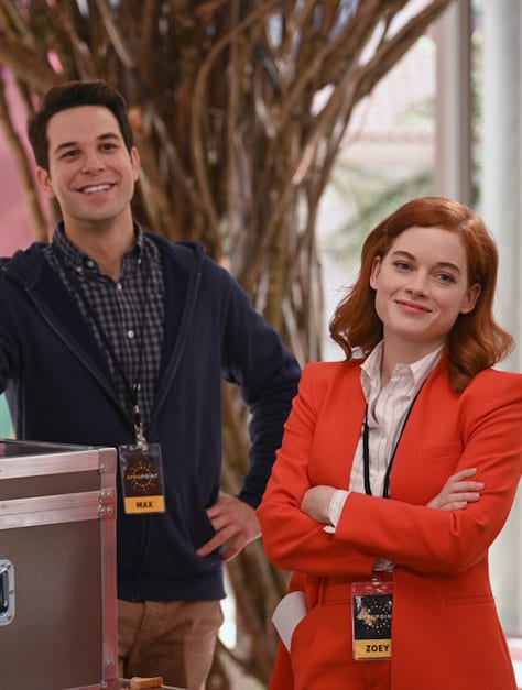 Zoey and Max smile - Zoey's Extraordinary Playlist Season 2 Episode 12