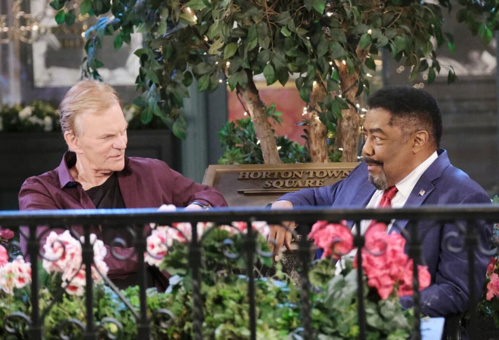 Abe Confides in Roman - Days of Our Lives
