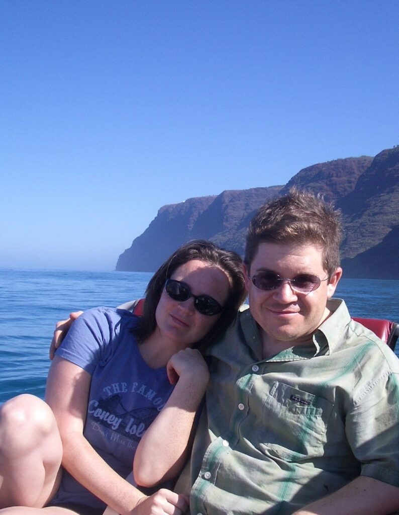 Michelle McNamara and Patton Oswalt
