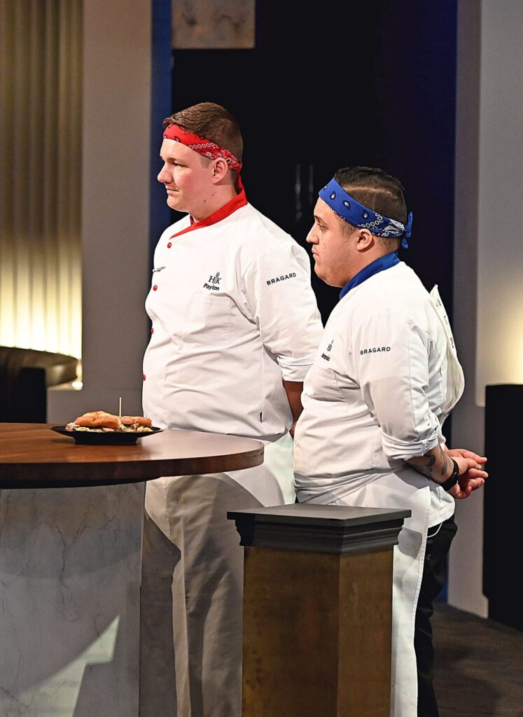 Payton and Antonio Compete - tall - Hell's Kitchen Season 20 Episode 5