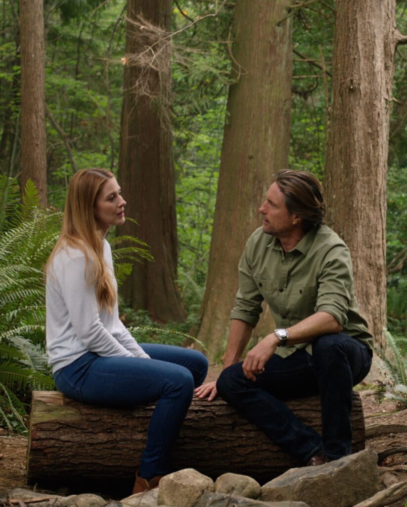 Conversation in the Woods - tall - Virgin River Season 3 Episode 3