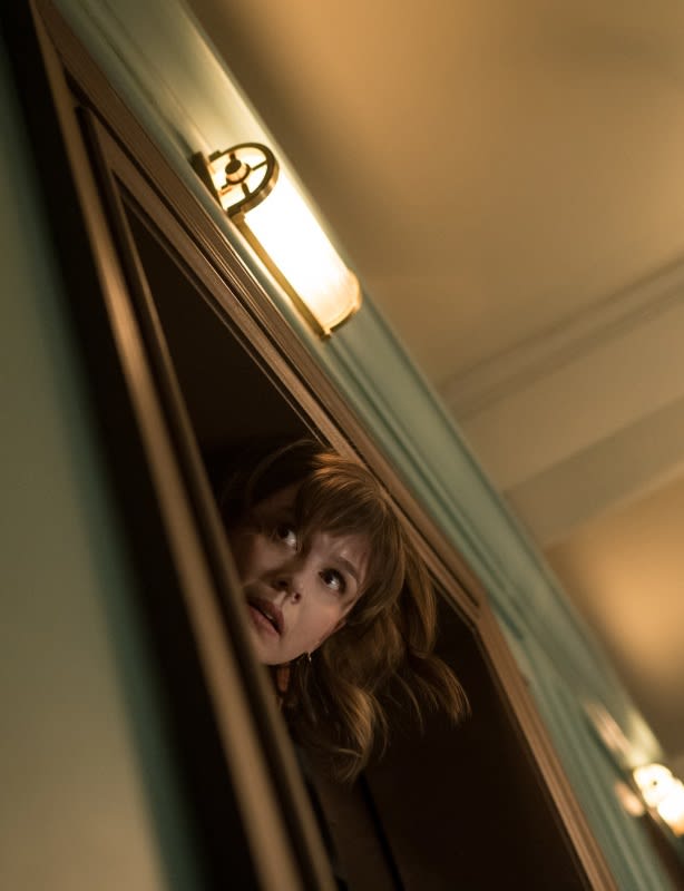 Peering Out of the Elevator - EVIL Season 2 Episode 4