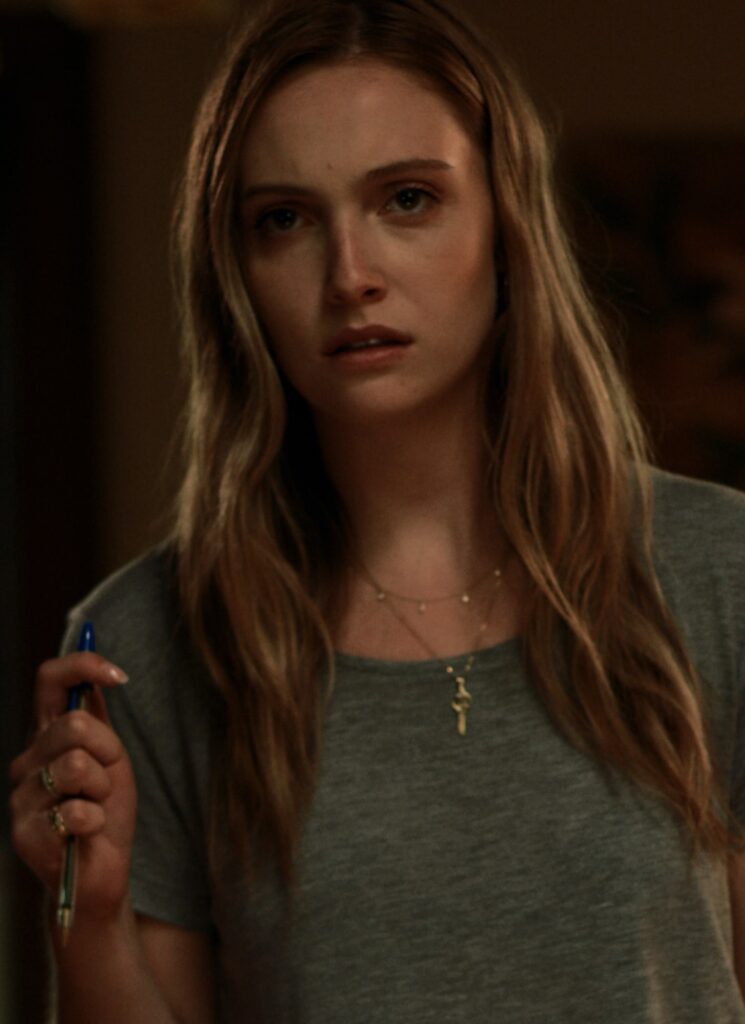 Beth Grabs Scissors