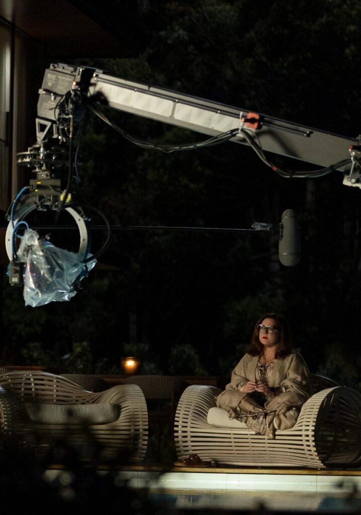 BTS Melissa McCarthy Films Scene - Nine Perfect Strangers
