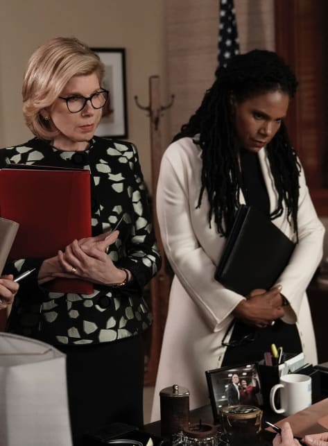 Diane and Liz work - The Good Fight