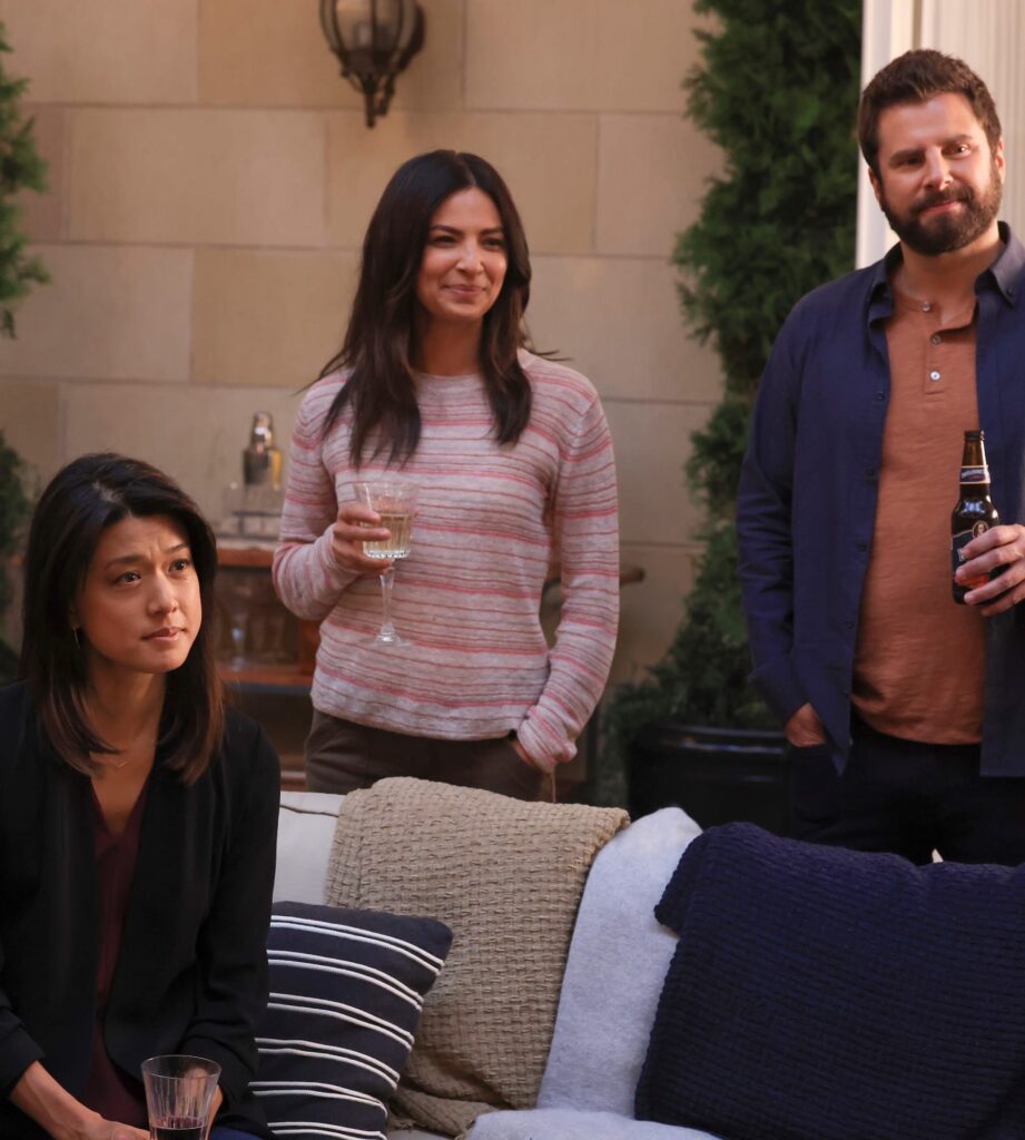 Katherine and Darcy Hang with the Gang - tall - A Million Little Things Season 4 Episode 1