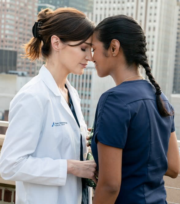 Leyren in Love - tall - New Amsterdam Season 4 Episode 2