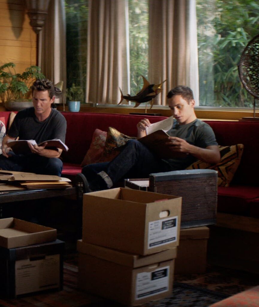 Pouring Over Files -tall - Animal Kingdom Season 5 Episode 9