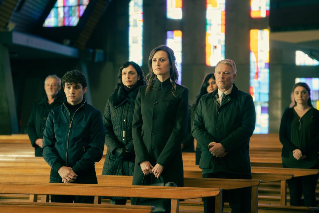 Amanda at church - Kin Season 1 Episode 8