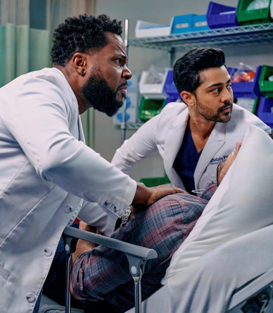 Devon and the Raptor - tall - The Resident Season 5 Episode 5