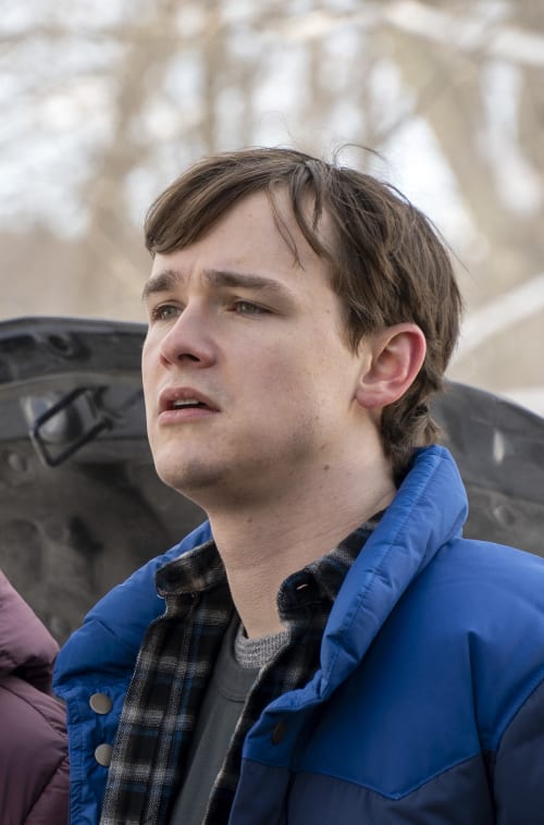 Harrison in the cold - Dexter: New Blood Season 1 Episode 3