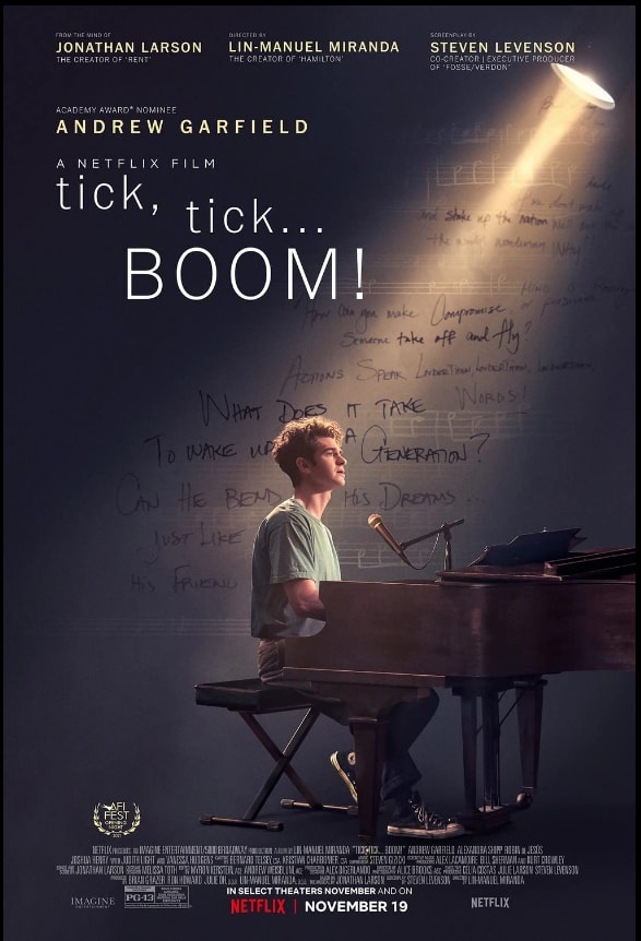 Tick, Tick... Boom! Promotional Poster