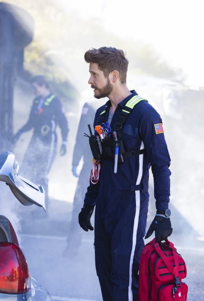 Conrad Suited Up - The Resident Season 5 Episode 10