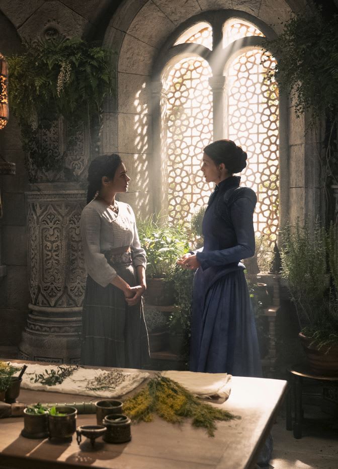 Egwene and Moiraine - The Wheel of Time Season 1 Episode 6