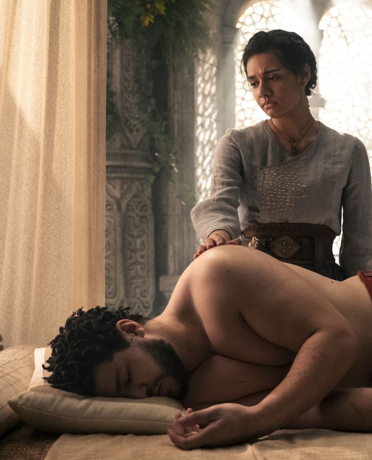 Egwene Concerned about Perrin - The Wheel of Time Season 1 Episode 6