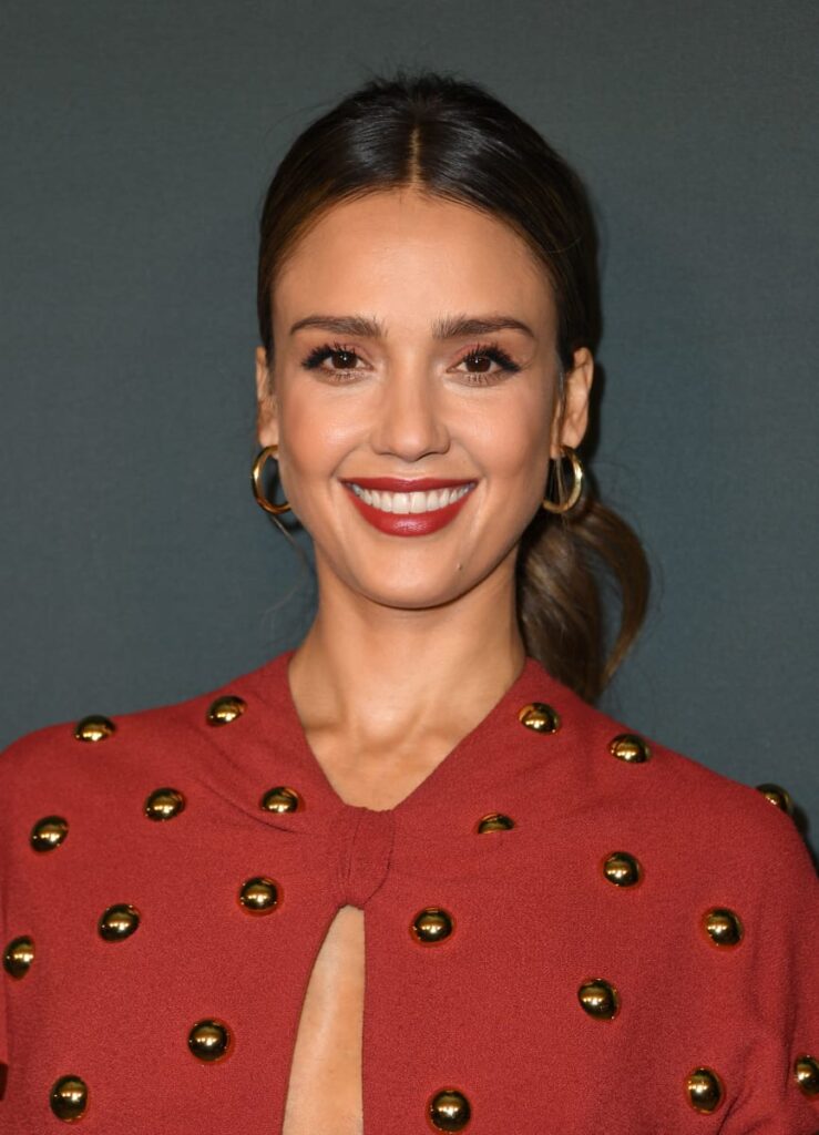 Jessica Alba arrives for the red carpet event of Spectrum Originals' new drama L.A.s Finest
