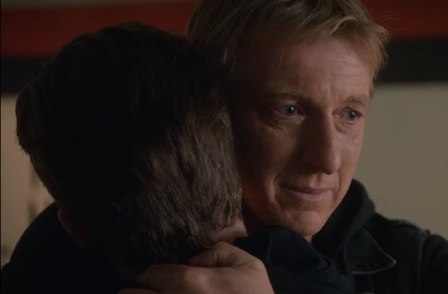 Tearful Hug - Cobra Kai Season 4 Episode 9