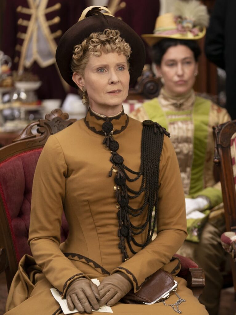 Ada at the talk - The Gilded Age Season 1 Episode 3