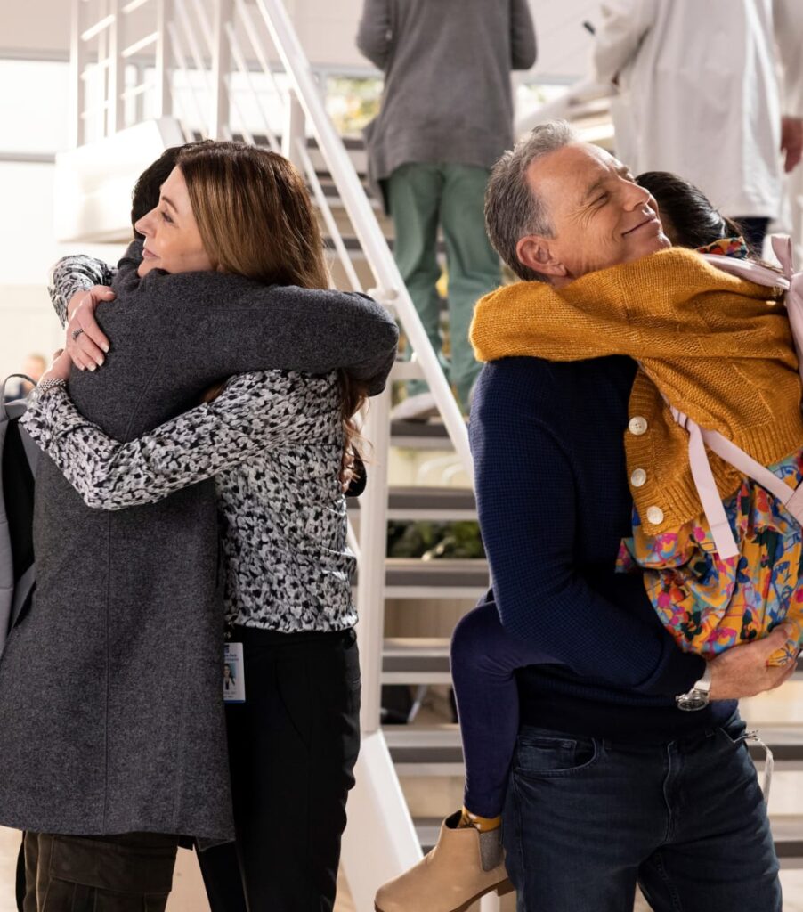 Hugging the Family -tall - The Resident Season 5 Episode 11