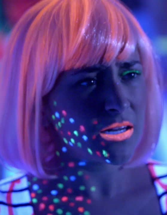 Neon girl in Illuminated - Teen Wolf