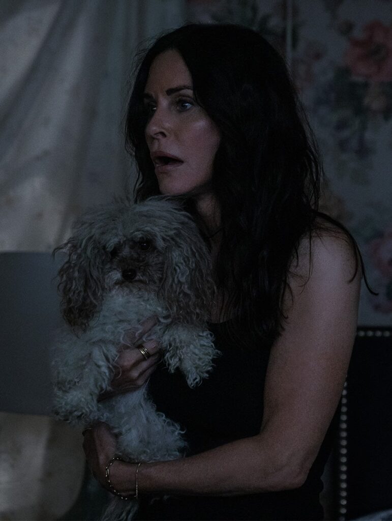 Pat Cradles her Dog After a Scare