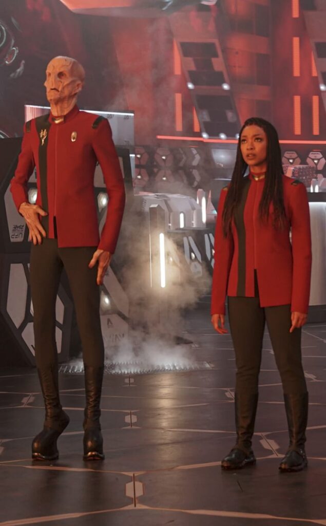 Saru and Burnham - Star Trek: Discovery Season 4 Episode 12
