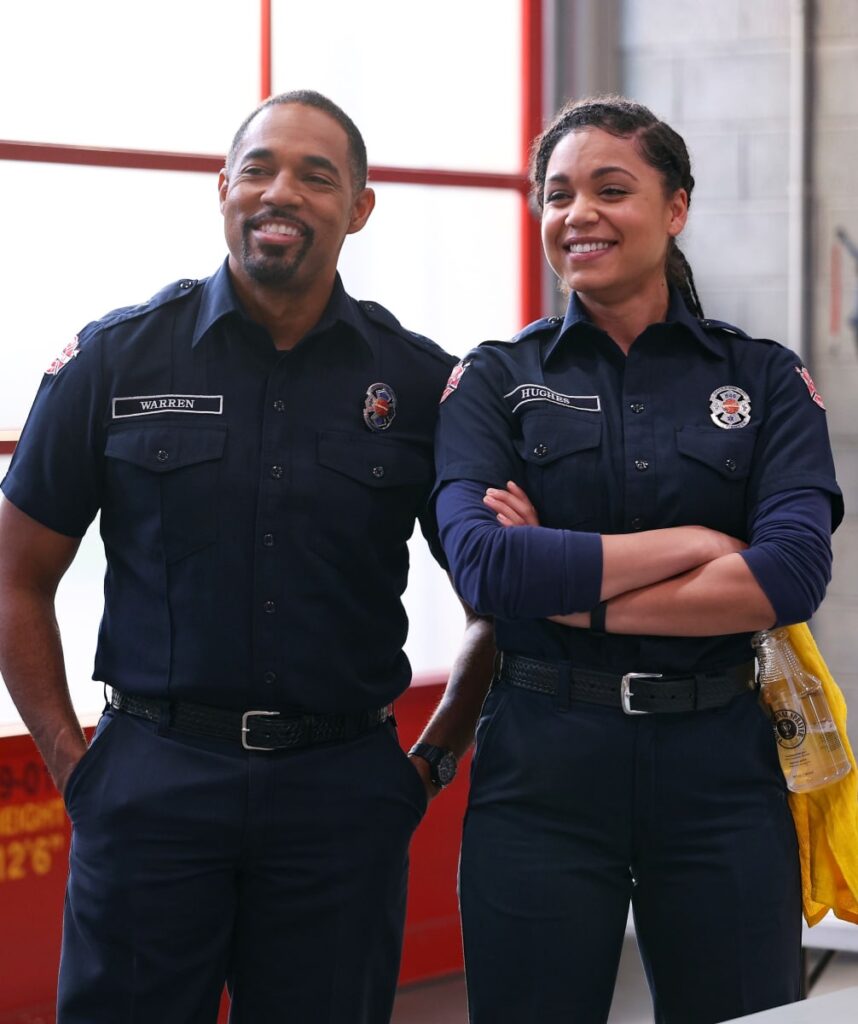 Smiles on Opening Day -tall - Station 19 Season 5 Episode 12