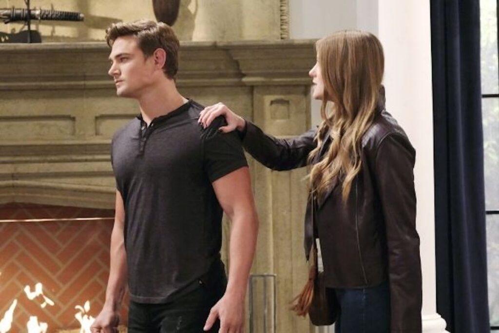 Allie Urges Johnny to Fight - Days of Our Lives
