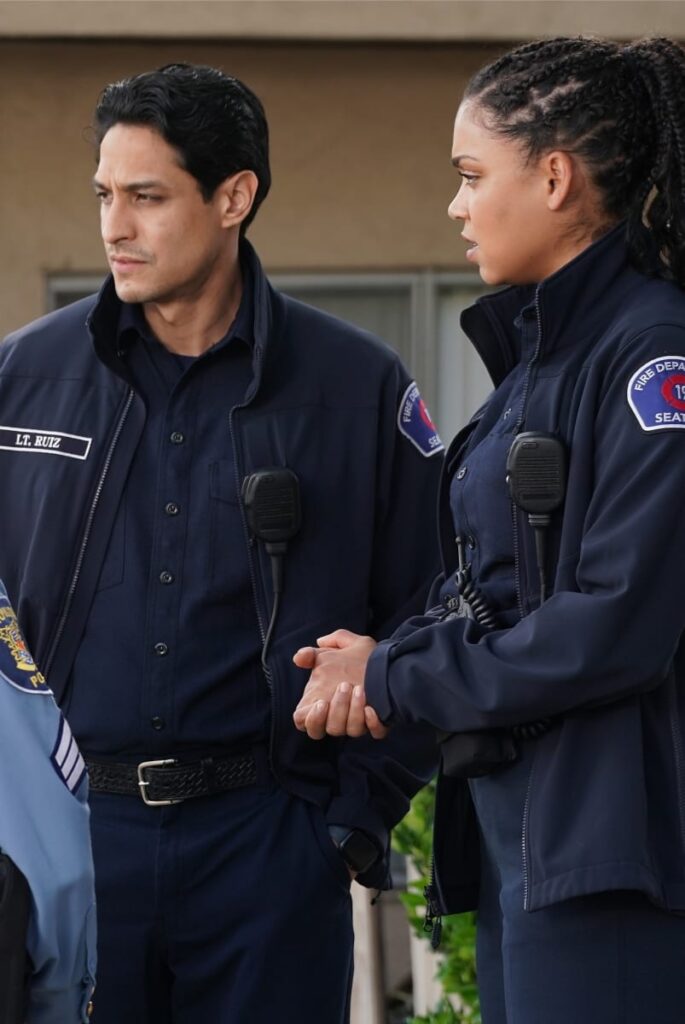 Vic and Theo -tall - Station 19 Season 5 Episode 17
