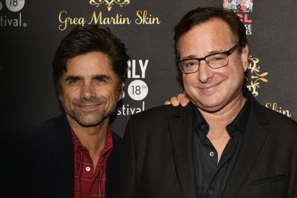 John Stamos and Bob Saget attend the 18th Annual International Beverly Hills Film Festival Opening Night Gala Premiere of