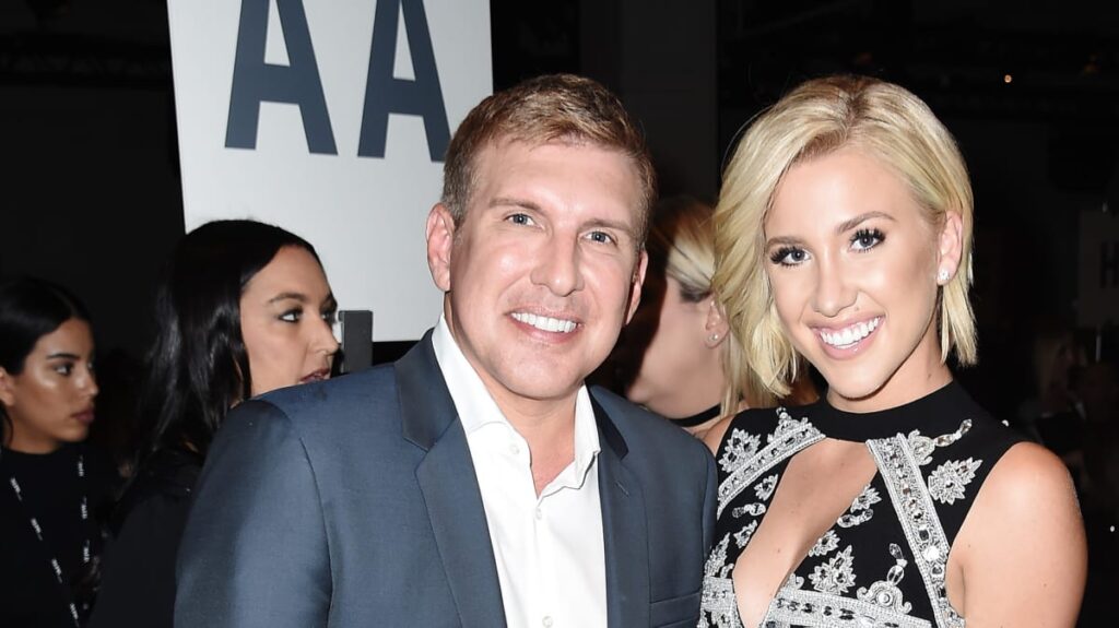 Todd Chrisley and Savannah Chrisley attends the Nicole Miller spring 2017