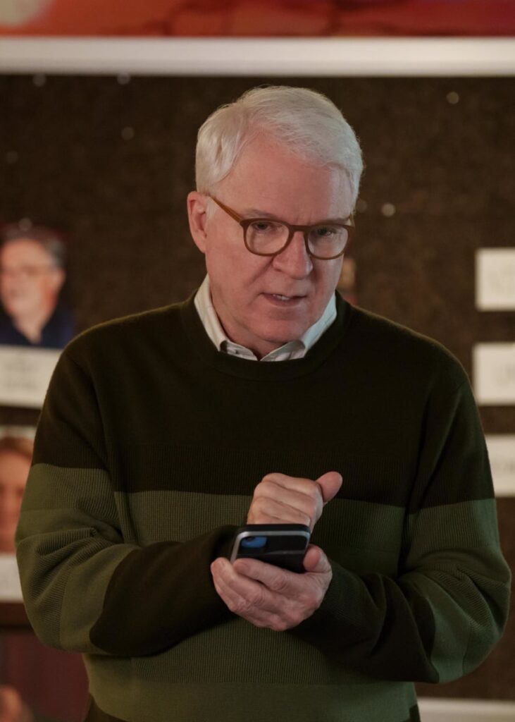 Charles and his phone - Only Murders In The Building Season 2 Episode 6