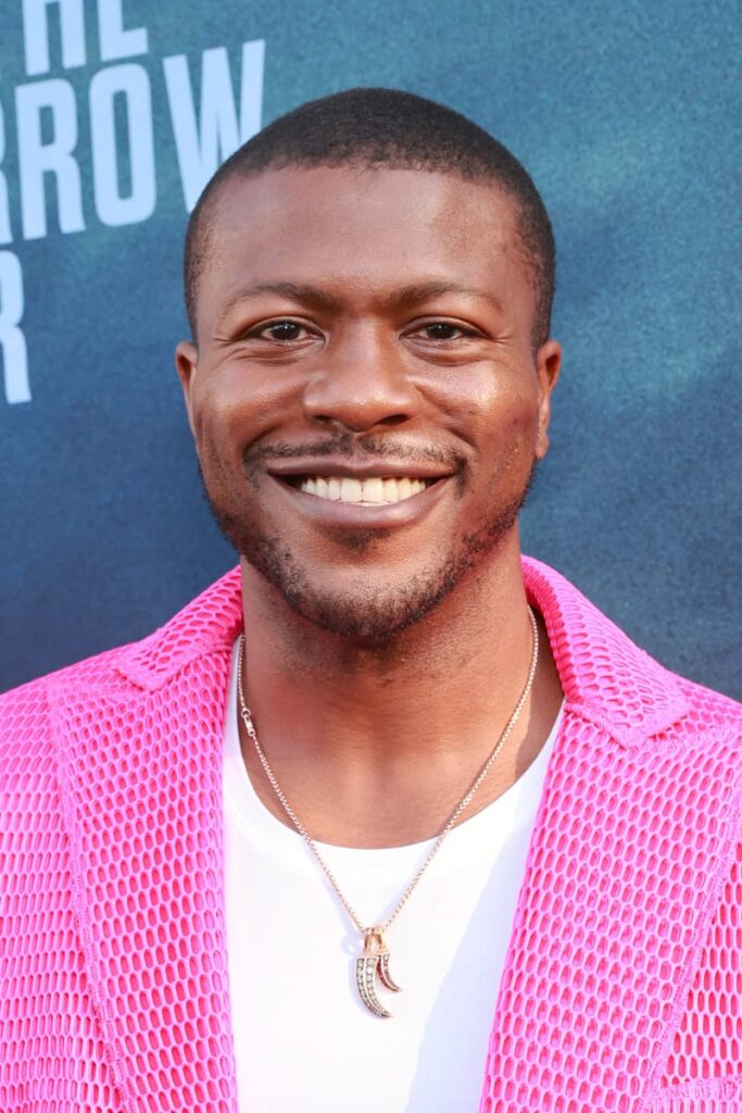 Edwin Hodge attends the premiere of Amazon's