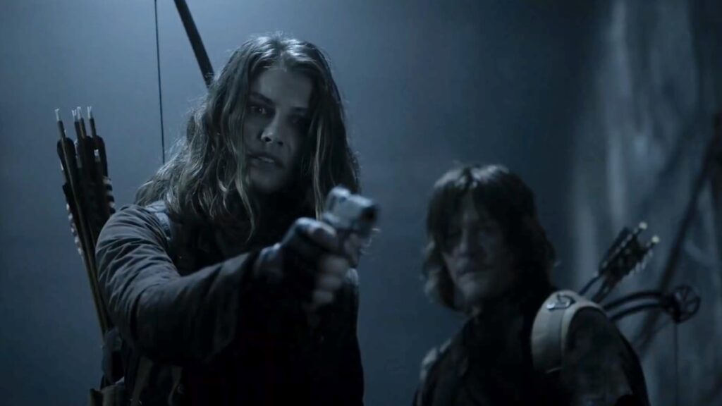 Maggie and Daryl on Season 11 - The Walking Dead
