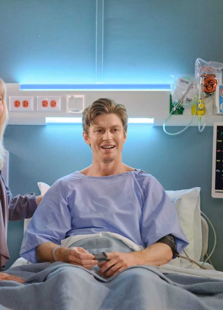 Connor Smiles from his Hospital Bed - Chesapeake Shores Season 6 Episode 1