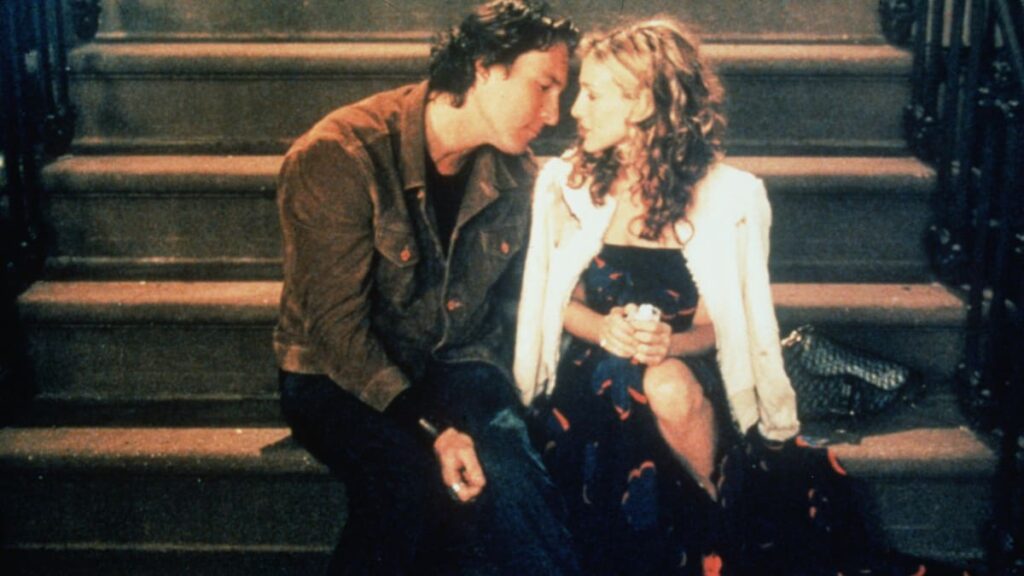 Sarah Jessica Parker (Carrie) and John Corbett (Aidan)