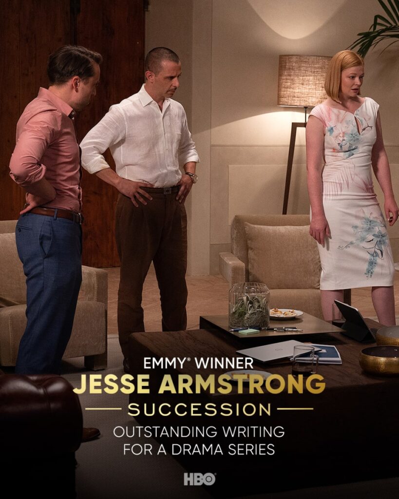 Writing for a Drama Emmy Goes to Succession