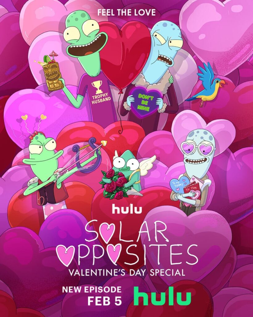 Solar Opposites Valentine's Day Special Key Art