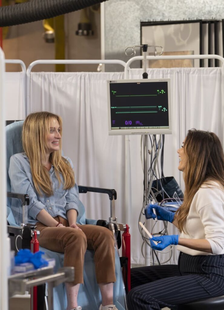 Carina Treats Alice - tall - Station 19 Season 7 Episode 2