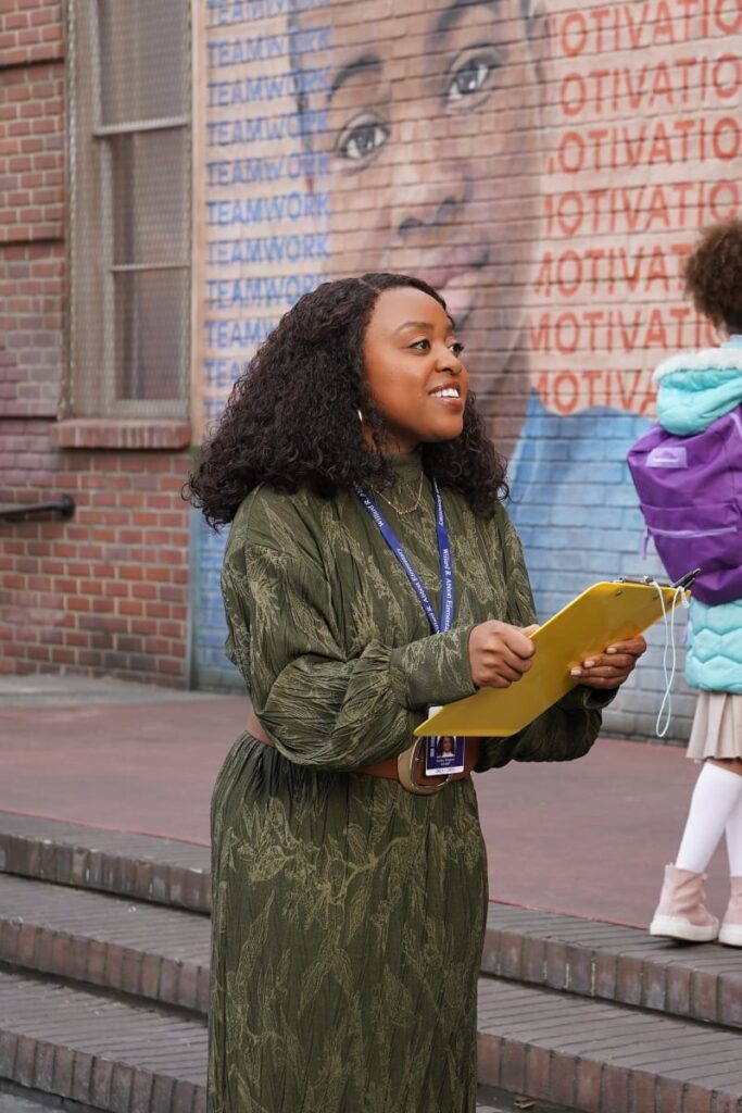Janine collecting signatures - Abbott Elementary Season 2 Episode 19