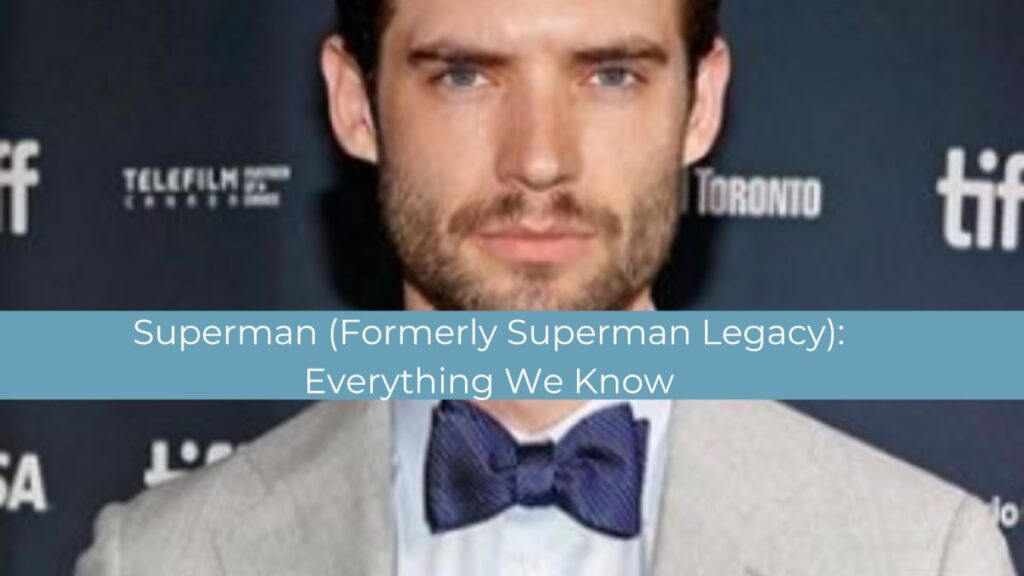 Lead photo for Superman (formerly Superman Legacy) with David Corenswet
