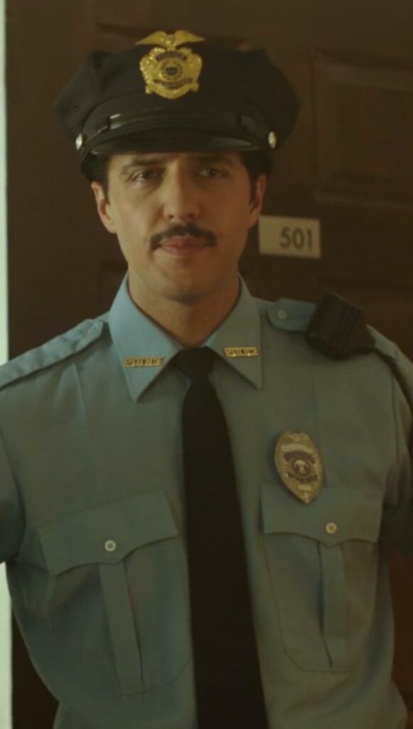 Cop At Lisa McVey House