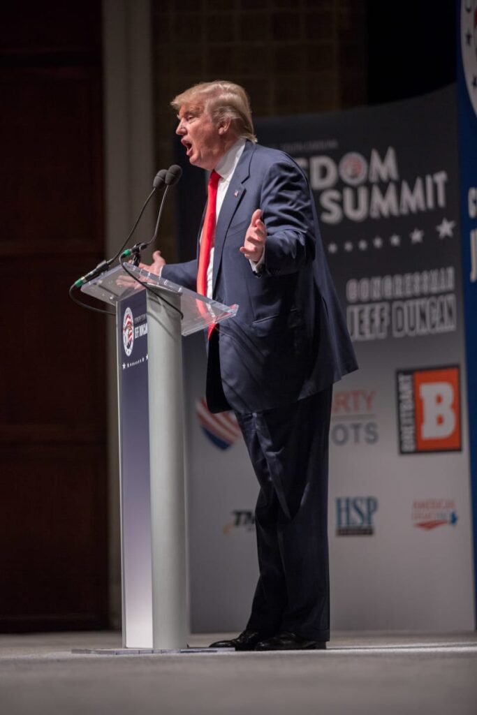 Donald Trump on the Campaign Trail