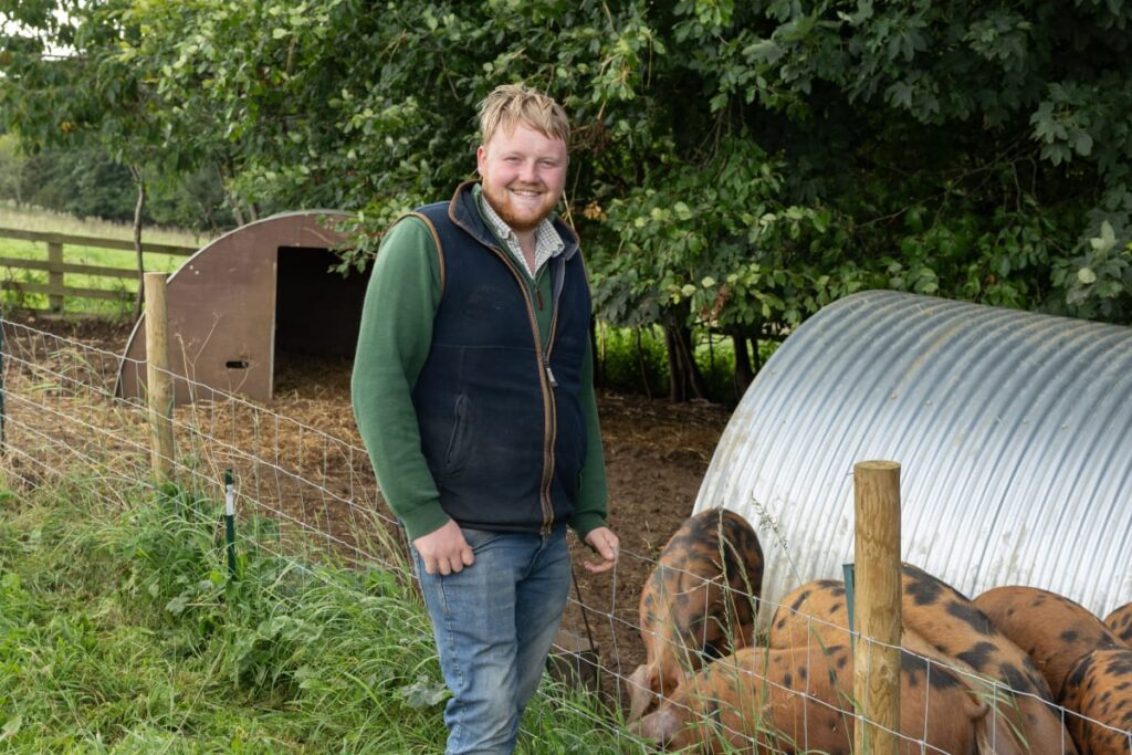 Kaleb and the New Shandy and Black Pigs - Clarkson's Farm