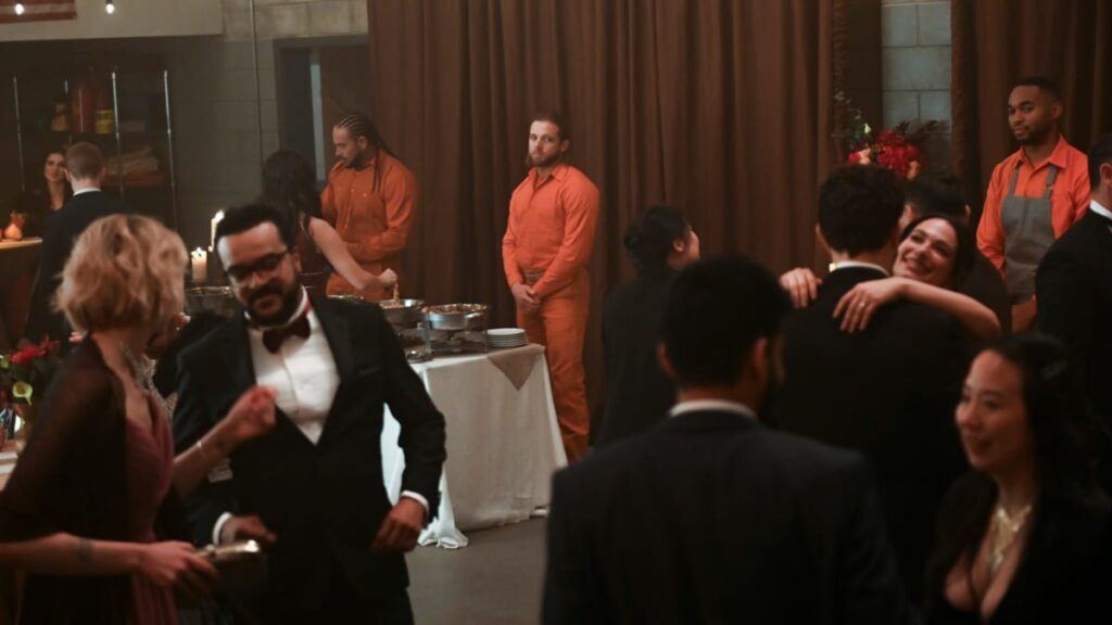 Lead Inmates stand attentive and ready to serve. - Fire Country Season 2 Episode 8